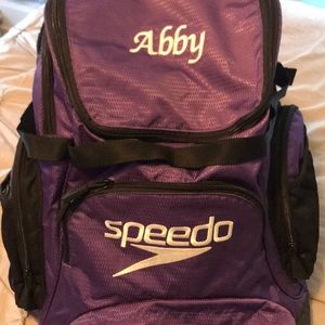 Purple Speedo Swim Backpack